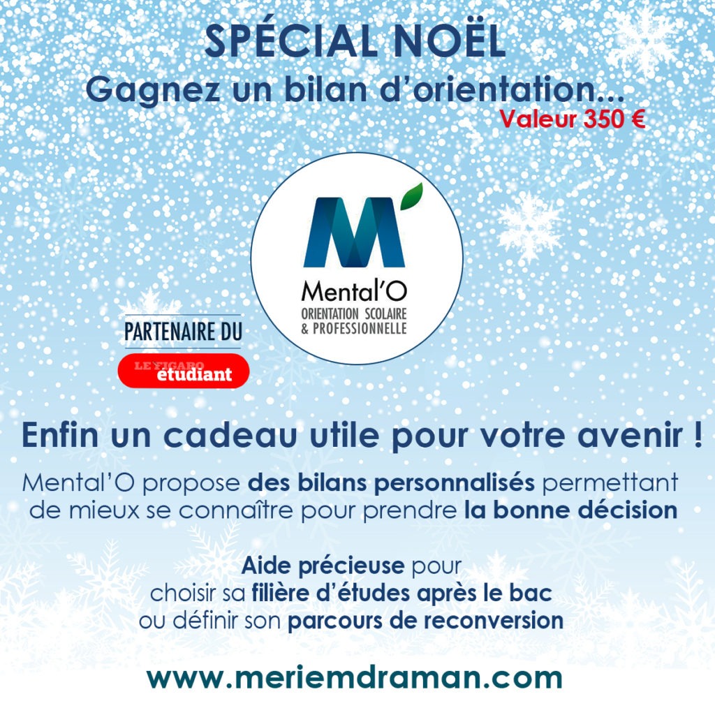 concours de Noël Gagnez un bilan d'orientation