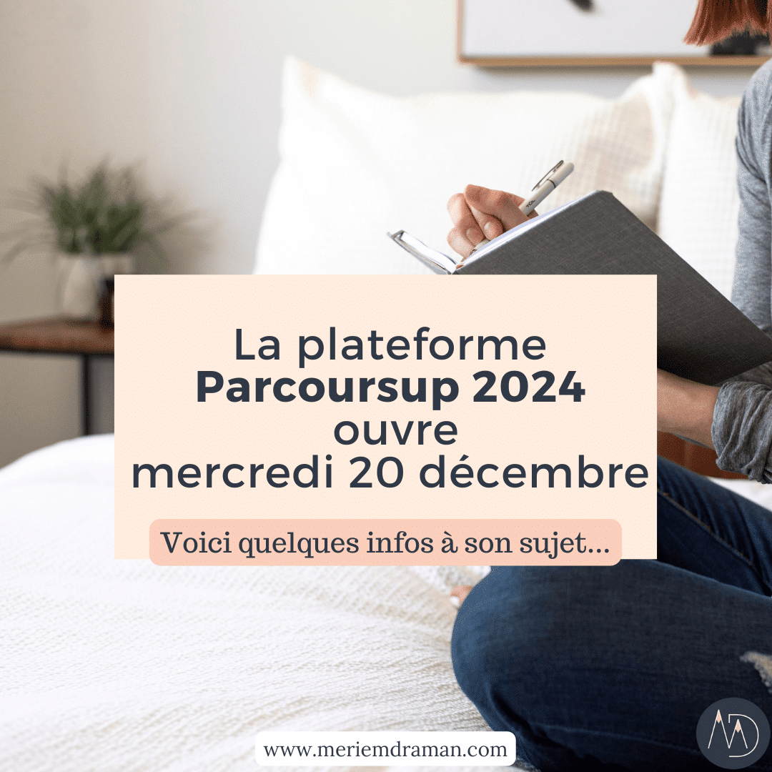 parcoursup 2024 ouvre le 20 décembre