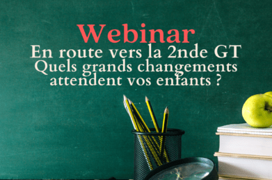 Webinar après la 3ème, en route vers la seconde